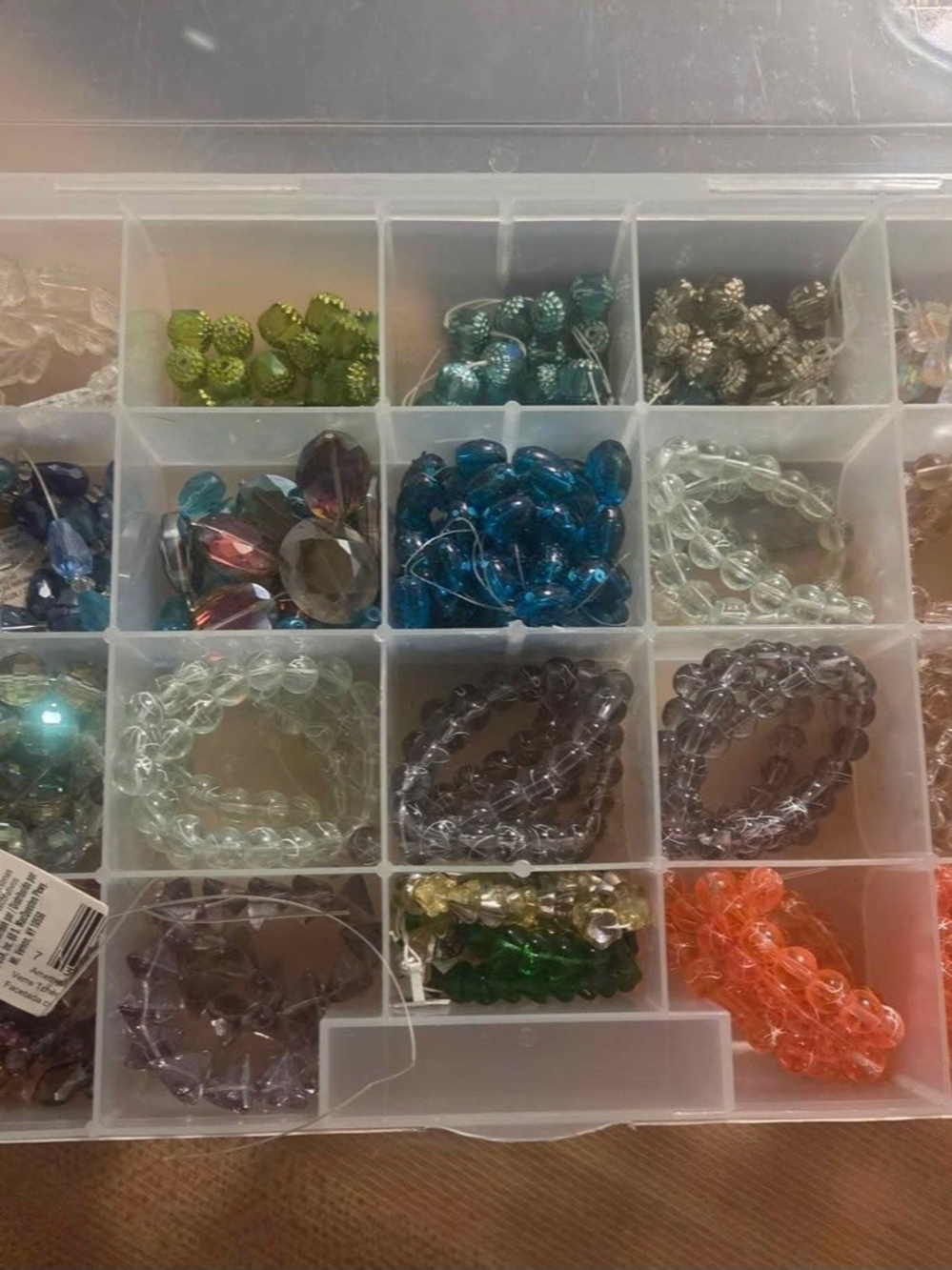 Large Lot Of Glass Beads